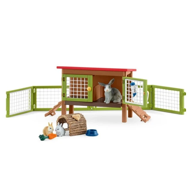 Σετ Σπιτιού Κουνελιού, Schleich Ηλικία: 3+ Μέγεθος: 24.3x19x8.2 εκ.