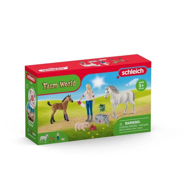 Σετ επισκέψεων κτηνιάτρου, Schleich Ηλικία: 3+