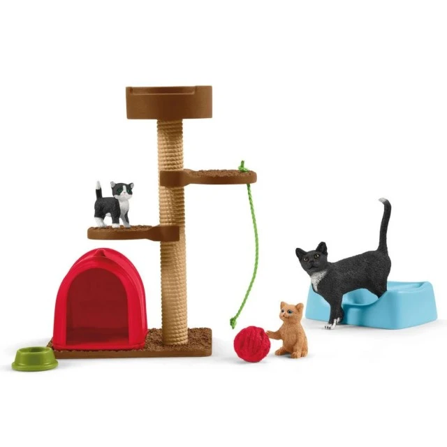 Σετ παιχνιδιού με γατάκια, Schleich Ηλικία: 3+