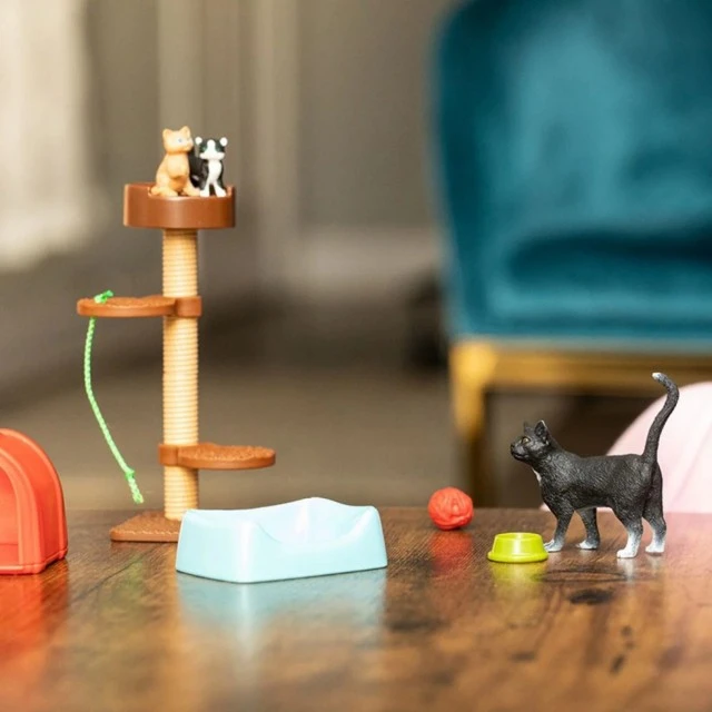 Σετ παιχνιδιού με γατάκια, Schleich Ηλικία: 3+
