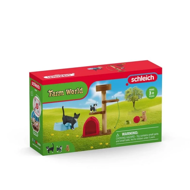 Σετ παιχνιδιού με γατάκια, Schleich Ηλικία: 3+