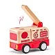 Ξύλινο πυροσβεστικό όχημα με ήχο και φως Ηλικία: 1+