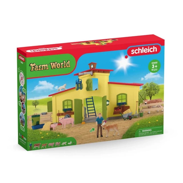 Σετ Big Farm, Schleich Ηλικία: 3+ Αριθμός τεμαχίων: 92