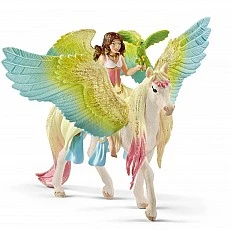 Σετ Σούρα με λαμπερό Πήγασο, Schleich Ηλικία: 3+ Μέγεθος: 15x18x16 εκ.