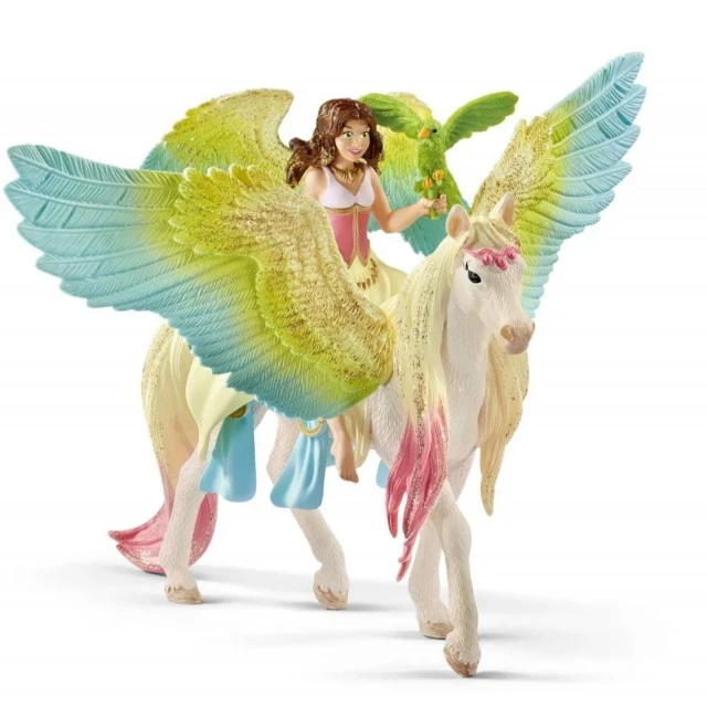 Σετ Σούρα με λαμπερό Πήγασο, Schleich Ηλικία: 3+ Μέγεθος: 15x18x16 εκ.