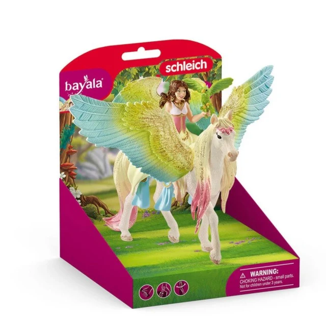 Σετ Σούρα με λαμπερό Πήγασο, Schleich Ηλικία: 3+ Μέγεθος: 15x18x16 εκ.