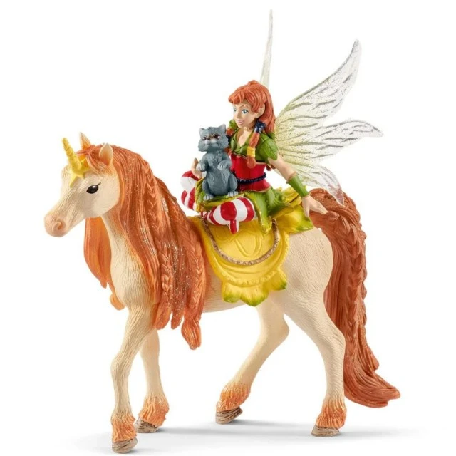 Σετ Marwin με λαμπερό μονόκερο, Schleich Ηλικία: 3+ Μέγεθος: 15x8,5x18 εκ.