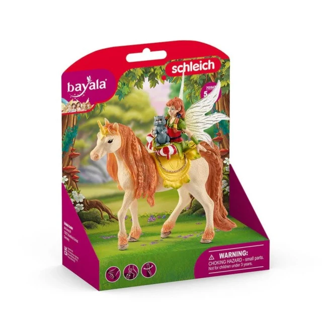 Σετ Marwin με λαμπερό μονόκερο, Schleich Ηλικία: 3+ Μέγεθος: 15x8,5x18 εκ.