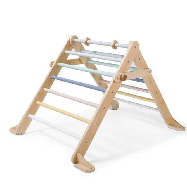 Τρίγωνο Montessori Pickler με Σανίδα Σετ 2 σε 1 Παστέλ Ηλικία: 1+