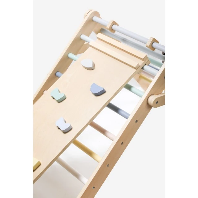 Τρίγωνο Montessori Pickler με Σανίδα Σετ 2 σε 1 Παστέλ Ηλικία: 1+