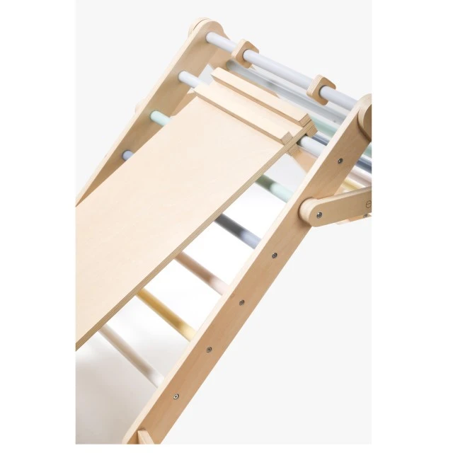 Τρίγωνο Montessori Pickler με Σανίδα Σετ 2 σε 1 Παστέλ Ηλικία: 1+