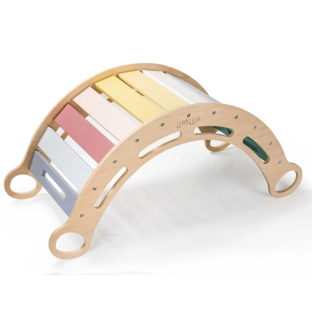 Ξύλινη κούνια Montessori 6 σε 1 με σανίδα και καρέκλα Ηλικία: 1+