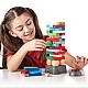Ξύλινος πολύχρωμος πύργος Jenga με χρονοδιακόπτη Ηλικία: 3+ Αριθμός τεμαχίων: 49
