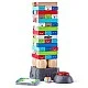 Ξύλινος πολύχρωμος πύργος Jenga με χρονοδιακόπτη Ηλικία: 3+ Αριθμός τεμαχίων: 49