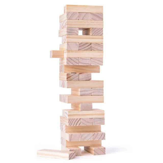 Ξύλινος Πύργος Jenga Ηλικία: 2+ Αριθμός τεμαχίων: 48