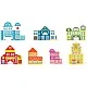 Σετ ξύλινων κατασκευών Big City, 115 τεμάχια Ηλικία: 2+ Αριθμός τεμαχίων: 115