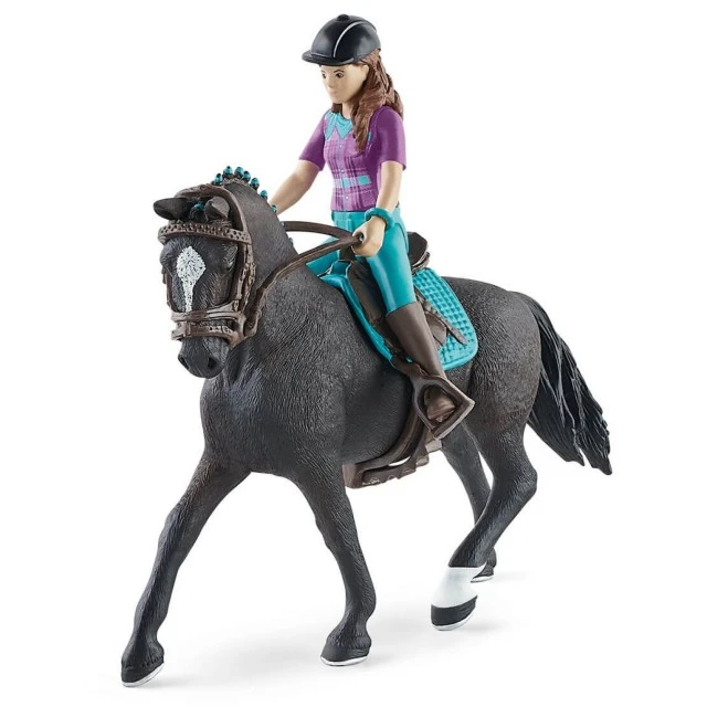 Σετ Ιππασίας Lisa and Storm, Schleich Ηλικία: 3+ Αριθμός τεμαχίων: 10