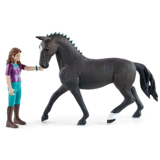 Σετ Ιππασίας Lisa and Storm, Schleich Ηλικία: 3+ Αριθμός τεμαχίων: 10