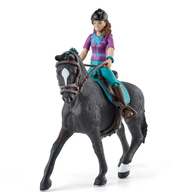 Σετ Ιππασίας Lisa and Storm, Schleich Ηλικία: 3+ Αριθμός τεμαχίων: 10