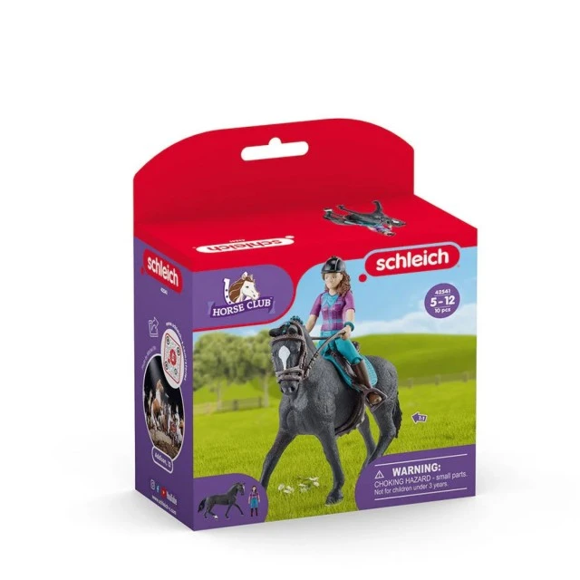 Σετ Ιππασίας Lisa and Storm, Schleich Ηλικία: 3+ Αριθμός τεμαχίων: 10