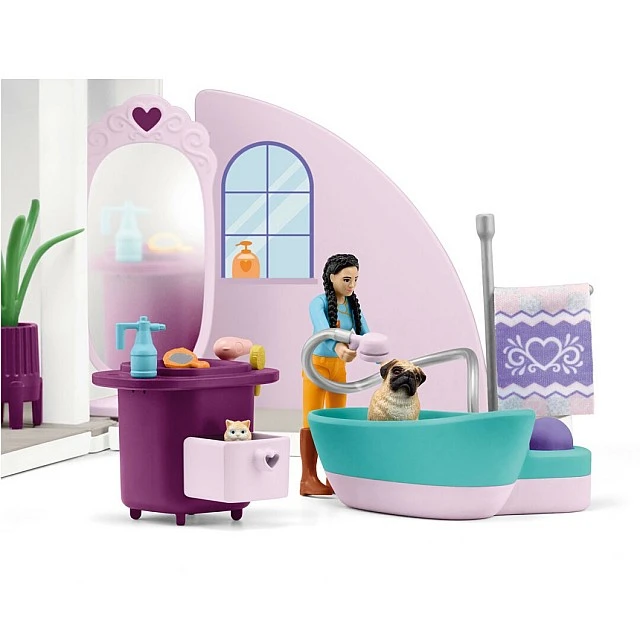 Σετ κομμωτηρίου για κατοικίδια, Schleich Ηλικία: 3+ Αριθμός τεμαχίων: 66