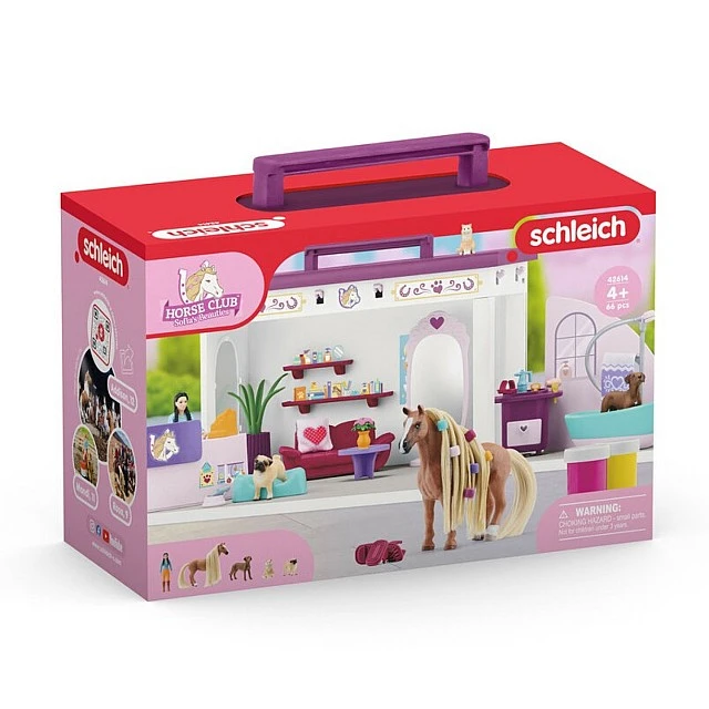 Σετ κομμωτηρίου για κατοικίδια, Schleich Ηλικία: 3+ Αριθμός τεμαχίων: 66