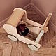 Ξύλινο καρότσι κούκλας Nature Swedish Design Ηλικία: 1+