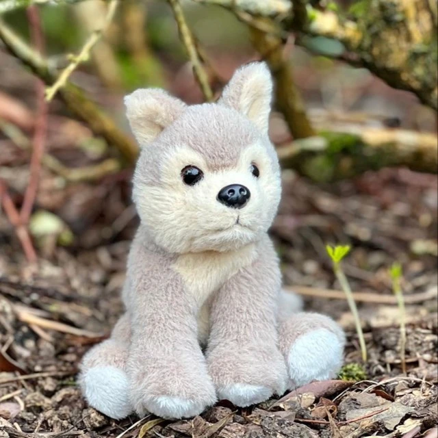 ΛΥΚΟΣ ΑΓΚΑΛΙΑΣ Μάρκα: Charlie Bears Μέγεθος: 13 εκ.