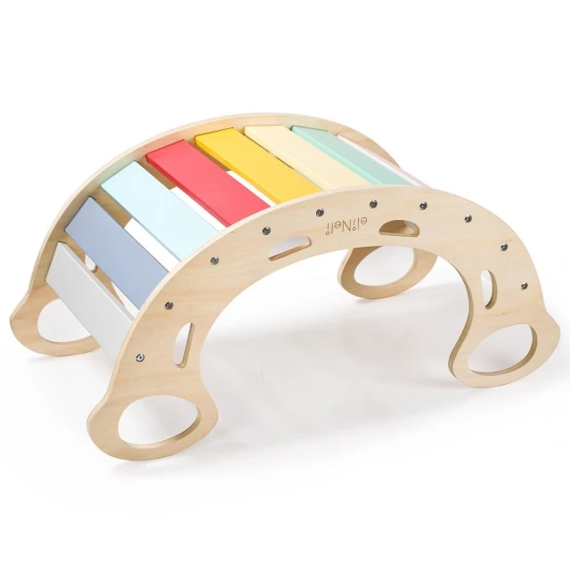 Ξύλινη κούνια Montessori 5 σε 1 με σανίδα 2 σε 1 Ηλικία: 1+