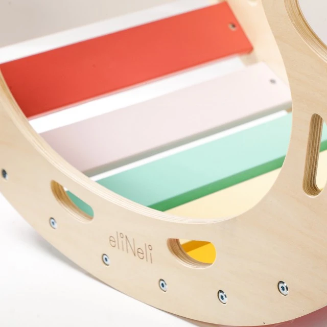Ξύλινη κούνια Montessori 5 σε 1 με σανίδα 2 σε 1 Ηλικία: 1+
