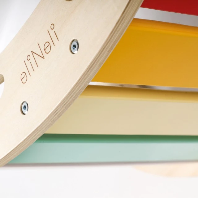 Ξύλινη κούνια Montessori 5 σε 1 με σανίδα 2 σε 1 Ηλικία: 1+