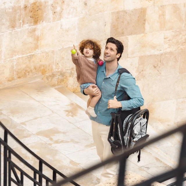Παιδικό καρότσι Kinderkraft PILOT 2 BIZUU Lunar Μαύρο
