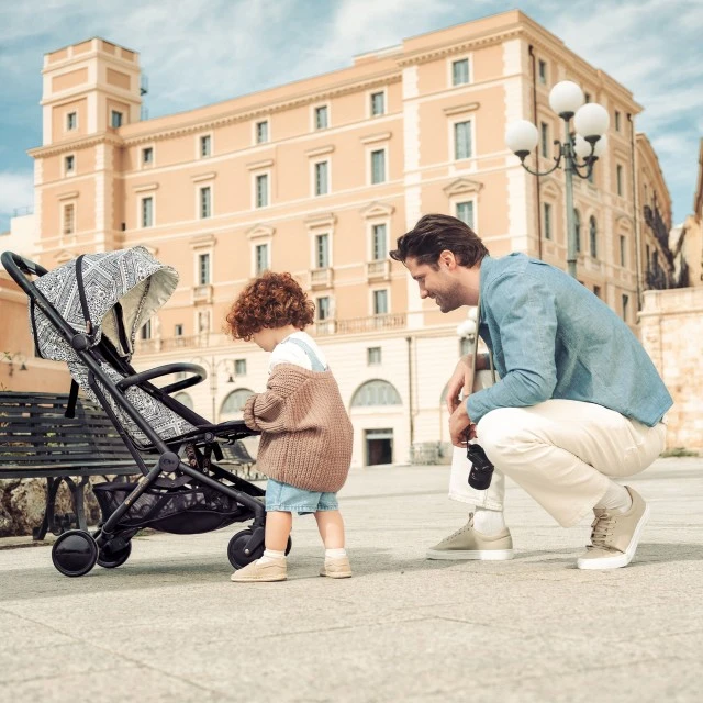 Παιδικό καρότσι Kinderkraft PILOT 2 BIZUU Lunar Μαύρο