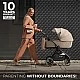 Παιδικό καρότσι Kinderkraft YOXI 3 σε 1 PURE BLACK