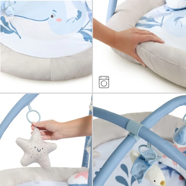 KinderKraft COZYPLAY γυμναστήριο δραστηριοτήτων NORDIC BREEZE