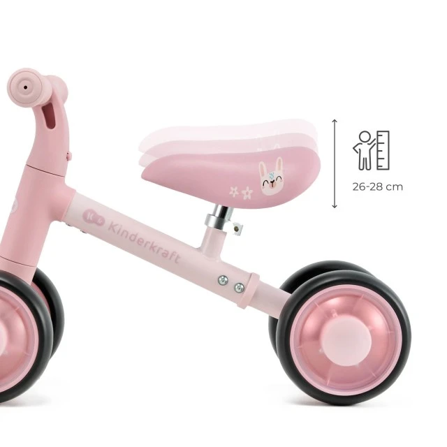 Kinderkraft CUTIE FLASH ride-on PINK