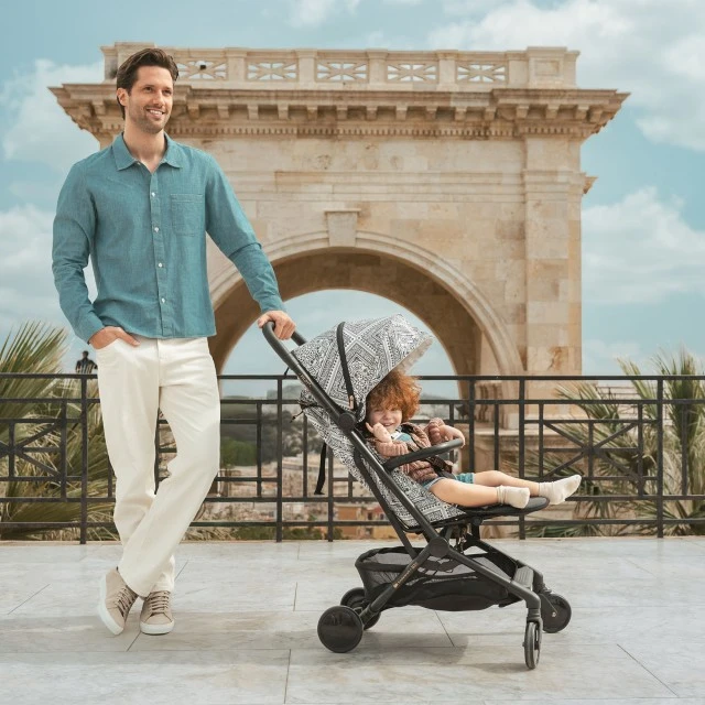 Παιδικό καρότσι Kinderkraft PILOT 2 BIZUU Lunar Μαύρο
