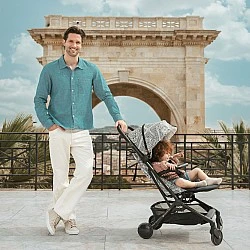 Παιδικό καρότσι Kinderkraft PILOT 2 BIZUU Lunar Μαύρο