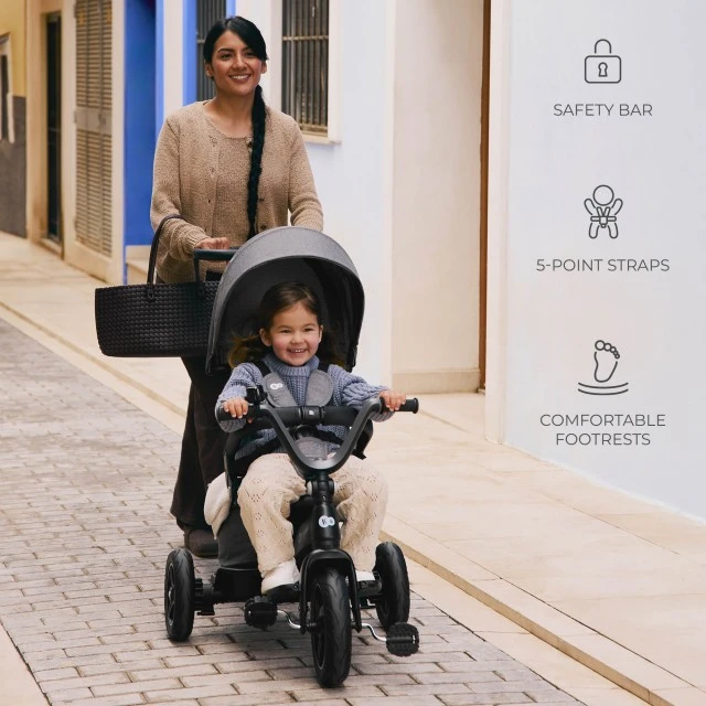KinderKraft EASYTWIST μπεζ τρίκυκλο KREASY00BEG0000
