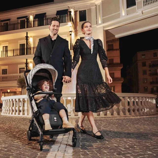 Παιδικό καρότσι Kinderkraft PILOT 2 BIZUU Lunar Μαύρο