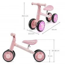 Kinderkraft CUTIE FLASH ride-on PINK