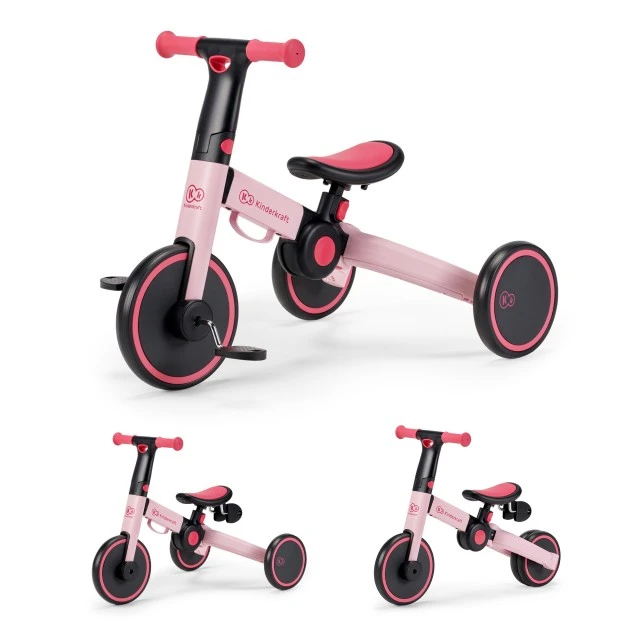 Τρίκυκλο Kinderkraft 3 σε 1 4TRIKE ροζ
