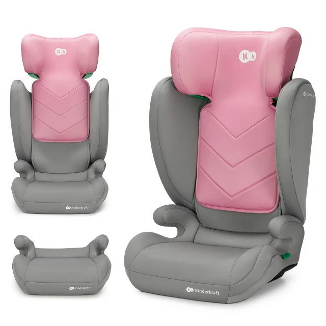 Κάθισμα αυτοκινήτου Kinderkraft I-SPARK 100-150cm ΡΟΖ