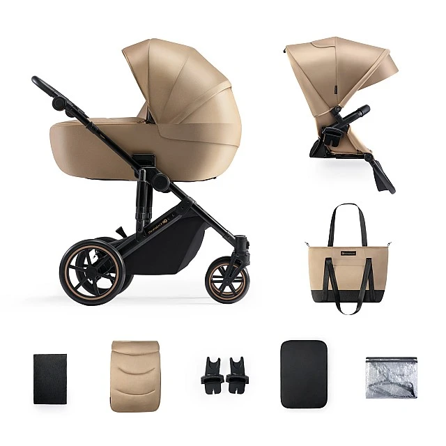 Καρότσι Kinderkraft Prime 2 2 σε 1 SANDROSE ΜΠΕΖ
