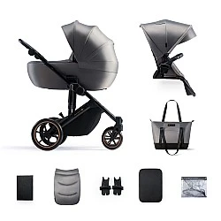 Παιδικό καρότσι Kinderkraft Prime 2 2σε1 SHADOW GREY