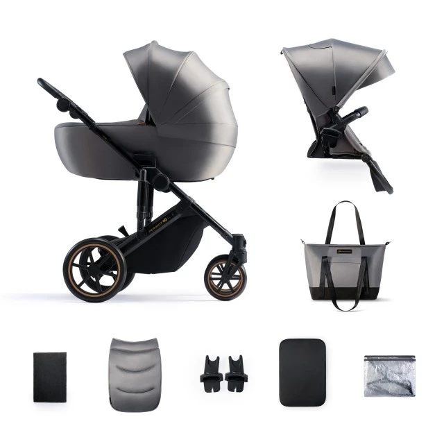 Παιδικό καρότσι Kinderkraft Prime 2 2σε1 SHADOW GREY