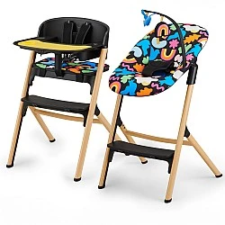 Καρεκλάκι μωρού Kinderkraft LIVY + πολυθρόνα CALMEE HAPPY SHAPES