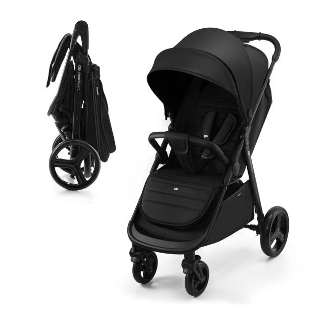 Καρότσι μωρού KinderKraft RINE CLASSIC BLACK