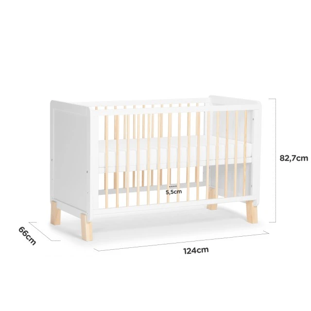 Κούνια Kinderkraft NICO λευκή