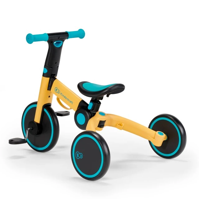 Τρίκυκλο Kinderkraft 3 σε 1 4TRIKE κίτρινο